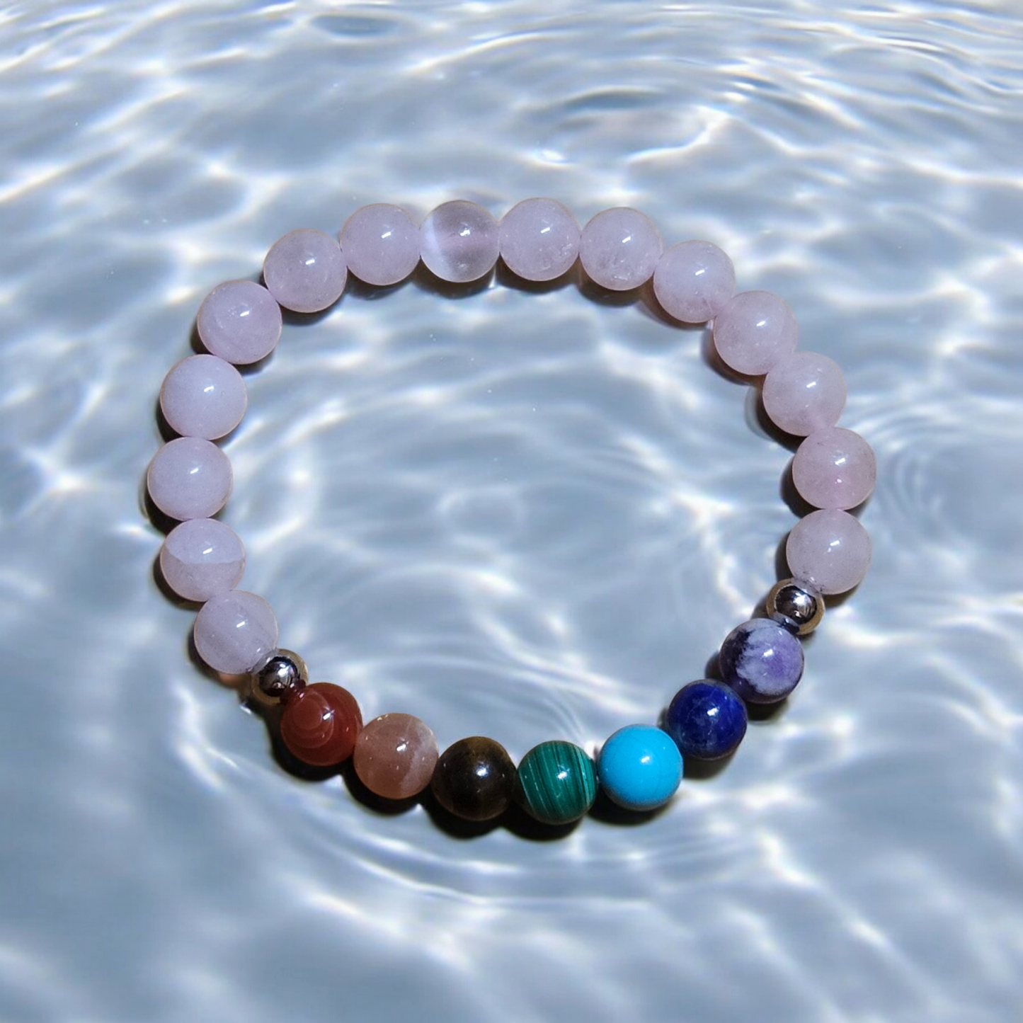 Seven Chakra with Rose Quartz