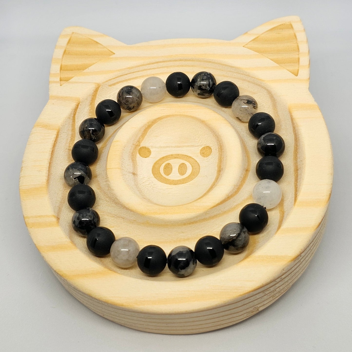 Black Tourmaline & Frost